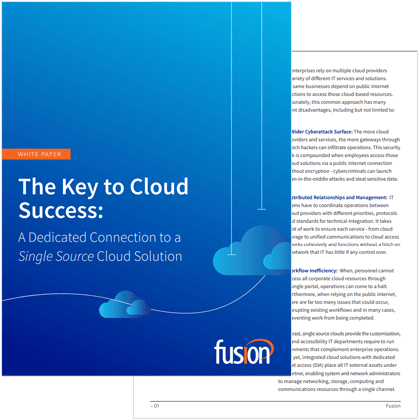 The Key to Cloud Success