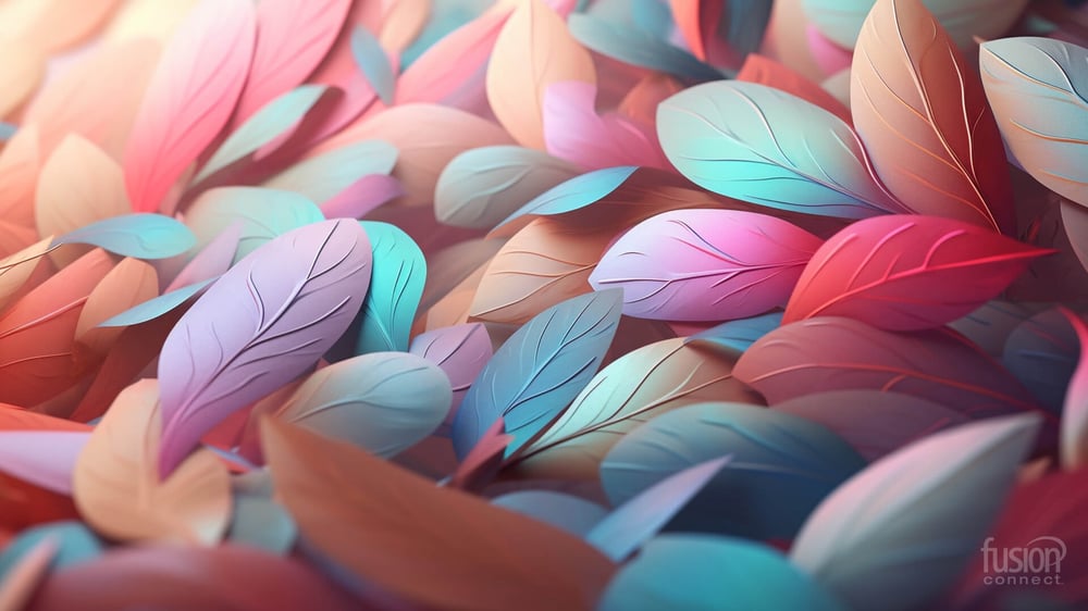 AI-generated Pastel Background for Microsoft Teams