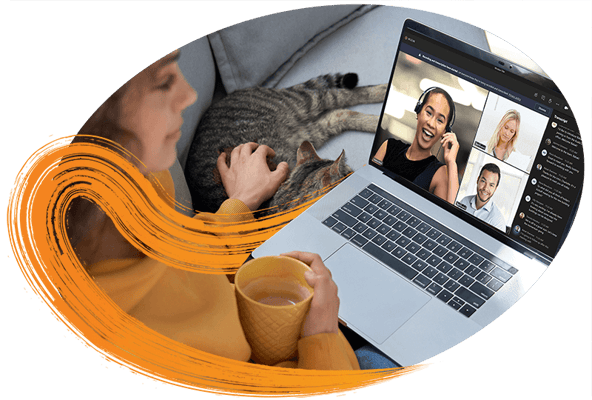 woman-video-chat-cat