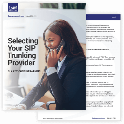Selecting Your SIP Trunking Provider: Six Key Considerations