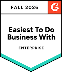 Award: G2 Easiest To Do Business With Enterprise VoIP Providers