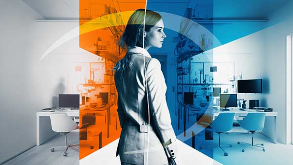 AI Generated image for the managing teams and guest access blog post