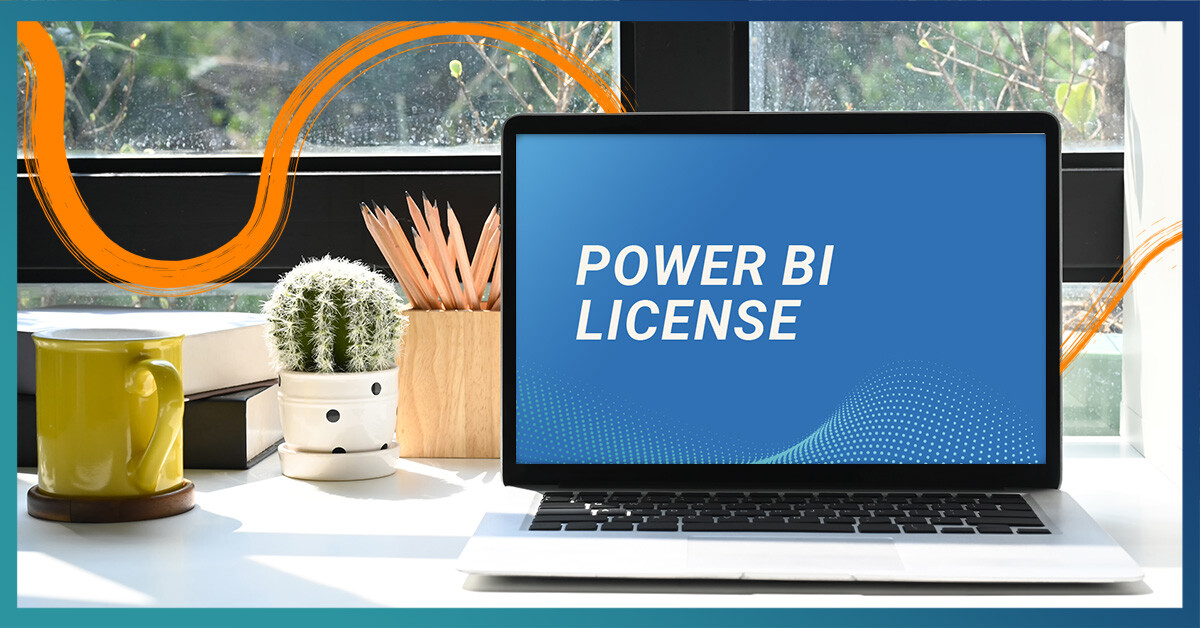 AI generated image for power bi license blog post