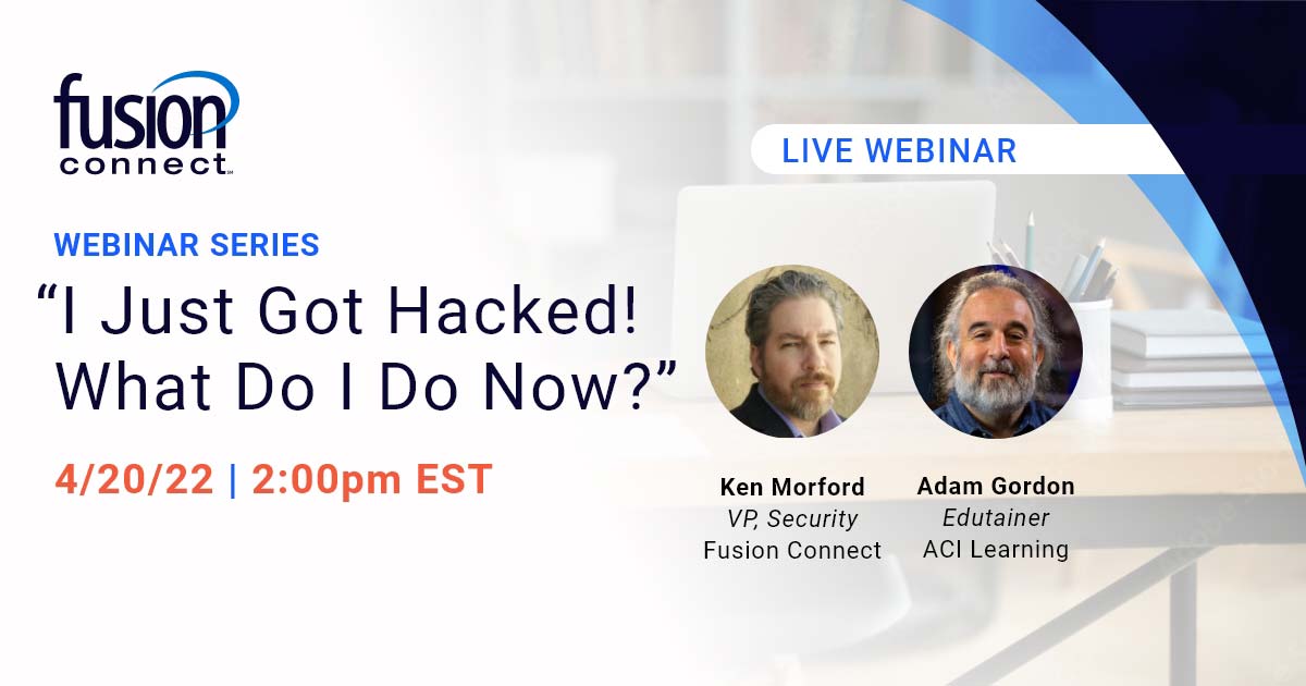 Register for our security Webinar