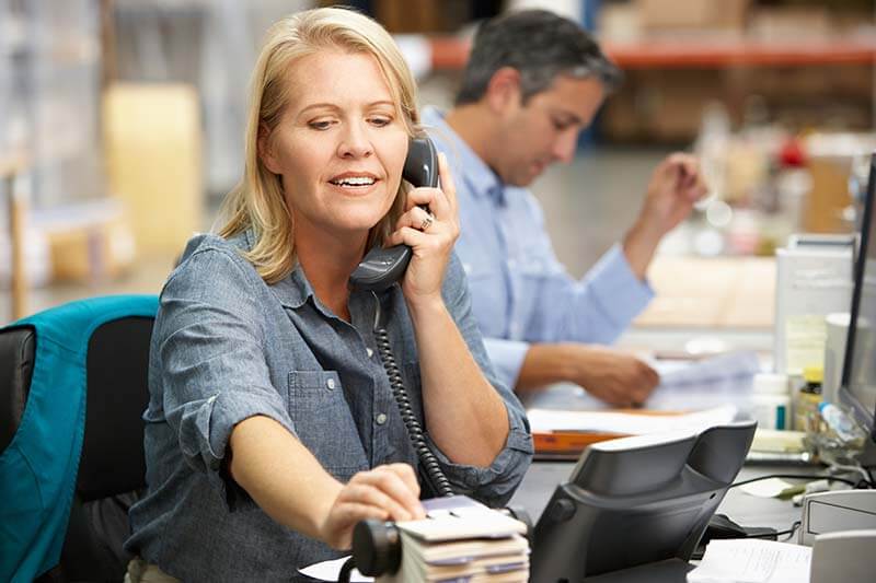 woman-desk-phone