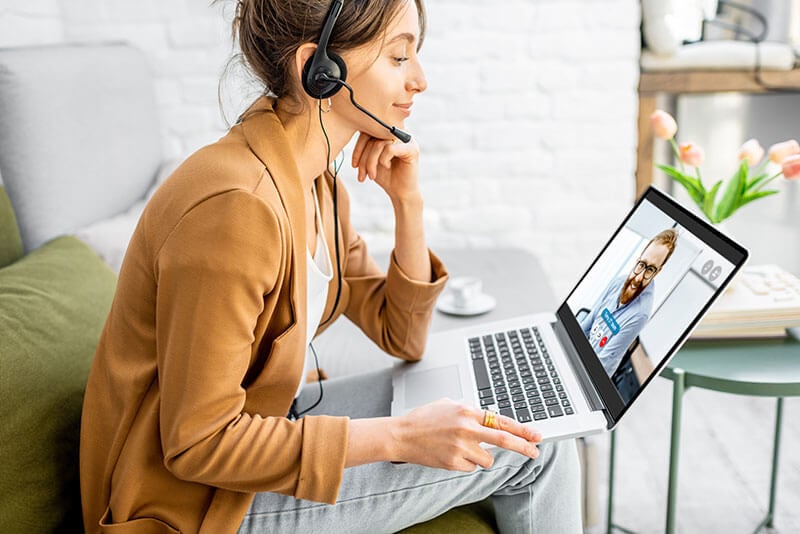 woman-working-remotely-conferencing