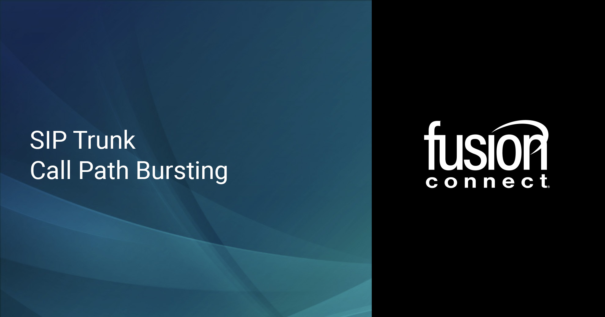 SIP Trunk Call Path Bursting