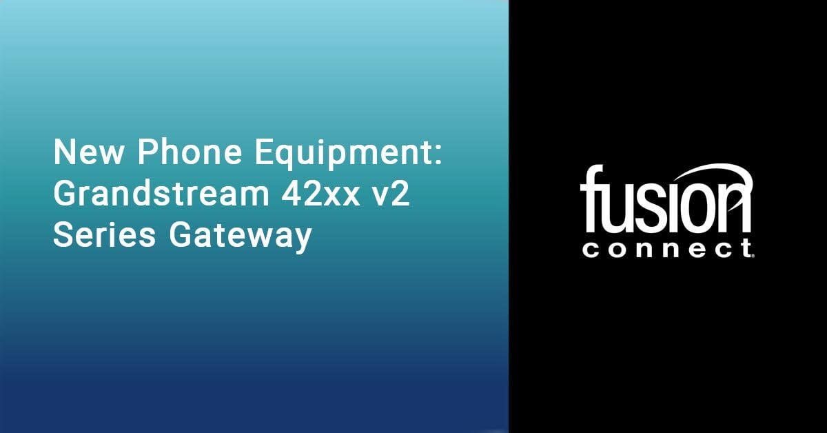 Grandstream 42xx v2 Series Gateway Now Available