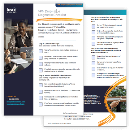 Fusion Connect VPN Diagnostic Checklist 